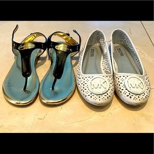 Micheal Kors girls summer shoes